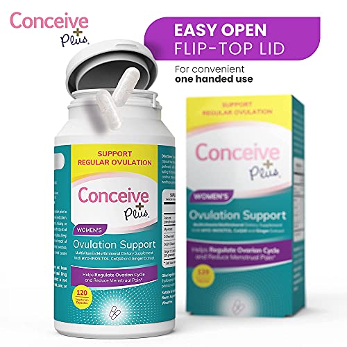 Conceive Plus Ovulation - Myo-Inositol & D-Chiro Inositol, Regulate Cycles, B...