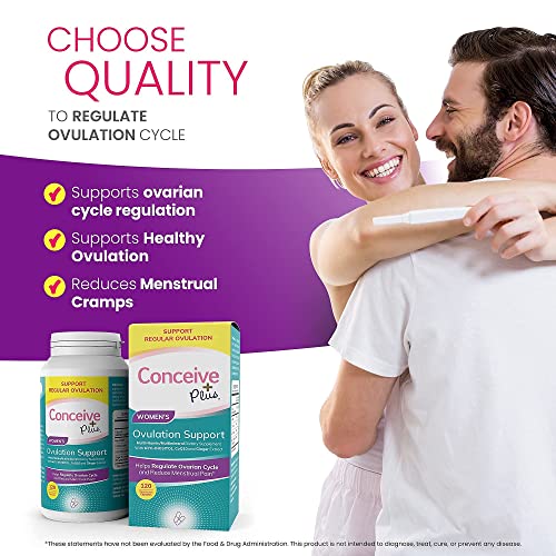 Conceive Plus Ovulation - Myo-Inositol & D-Chiro Inositol, Regulate Cycles, B...
