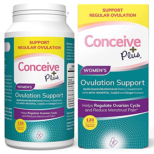 Conceive Plus Ovulation - Myo-Inositol & D-Chiro Inositol, Regulate Cycles, B...