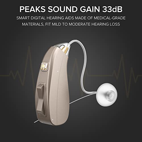 Coniler Hearing Aids Rechargeable, Noise Reduction & Adaptive Dual Directiona...