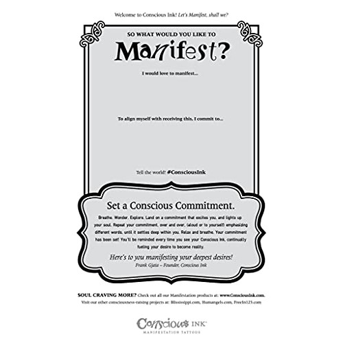 Conscious Ink, Temporary Tattoos, Inspirational, Mindfulness Tools, Positive ...