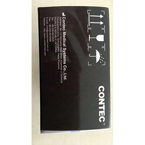 CONTEC BLACK CMS50M FingerTip Pulse Oximeter Blood Oxygen Meter SpO2 Heart Ra...