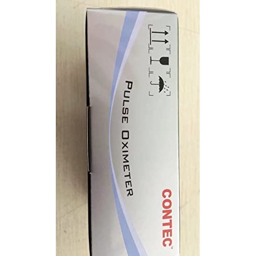 CONTEC BLACK CMS50M FingerTip Pulse Oximeter Blood Oxygen Meter SpO2 Heart Ra...