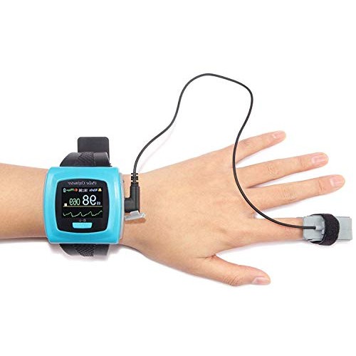 Contec CMS50F Wrist-worn Pulse Oximeter with Software and Download Cable
