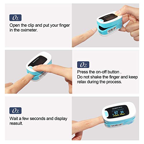 CONTEC CMS50NA Pulse Oximeter SpO2 and PR Value Waveform Blood Oxygen Neck/Wr...