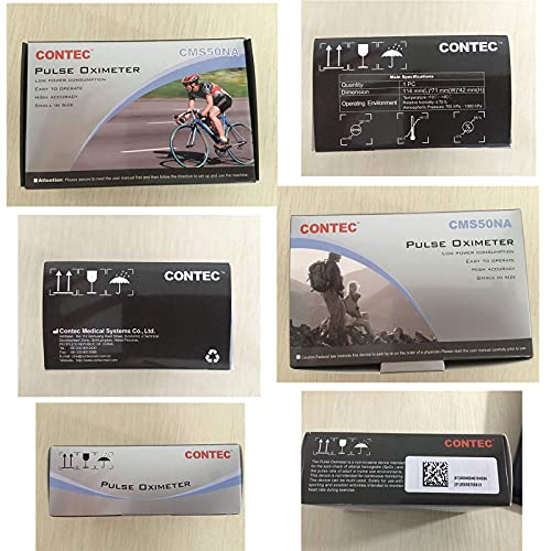 CONTEC CMS50NA Pulse Oximeter SpO2 and PR Value Waveform Blood Oxygen Neck/Wr...