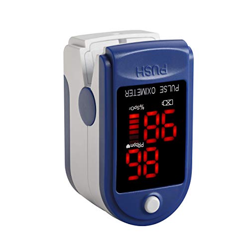Contec Finger Tip Pulse Oximeter - Blood Oxygen Saturation (SpO2) and Pulse R...