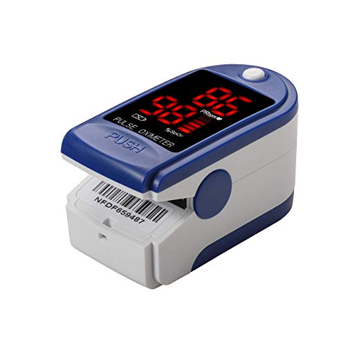 Contec Finger Tip Pulse Oximeter - Blood Oxygen Saturation (SpO2) and Pulse R...