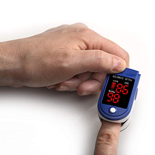 Contec Finger Tip Pulse Oximeter - Blood Oxygen Saturation (SpO2) and Pulse R...