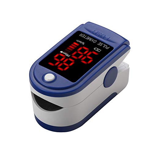 Contec Finger Tip Pulse Oximeter - Blood Oxygen Saturation (SpO2) and Pulse R...