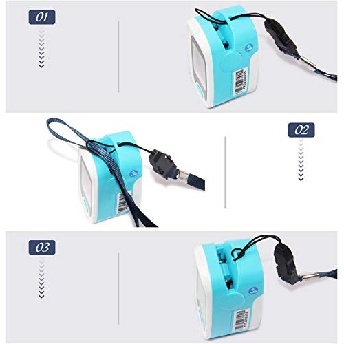 CONTEC LED CMS50M Pulse Oximeter,SpO2 and PR Value Waveform Blood Oxygen, Nec...