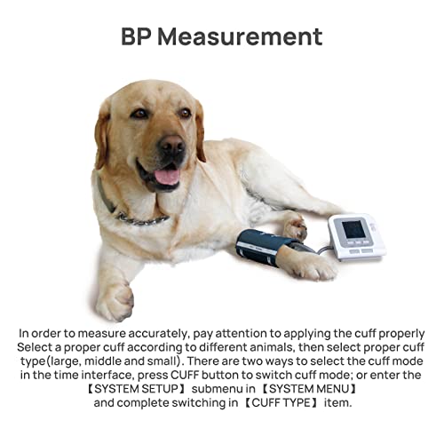 CONTEC08A-VET Digital Veterinary Blood Pressure Monitor NIBP Cuff,Dog/Cat/Pet...