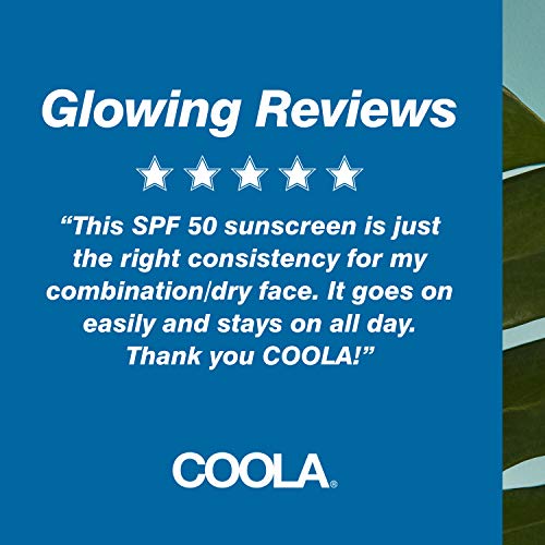 COOLA Organic Face Sunscreen & Sunblock Lotion Skin Care for Daily Protection...