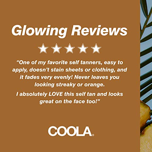 COOLA Organic Sunless Tanning Lotion, Self Tan Express Body Mousse, Piña Cola...