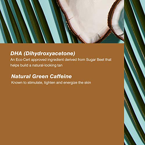 COOLA Organic Sunless Tanning Lotion, Self Tan Firming Lotion and Skin Care, ...