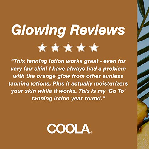 COOLA Organic Sunless Tanning Lotion, Self Tan Firming Lotion and Skin Care, ...