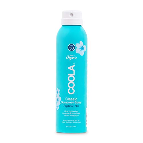 COOLA Organic Sunscreen SPF 50 Sunblock Spray, Dermatologist Tested Skin Care...