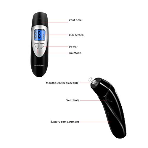 Ketone Breathalyzer, Grade Accuracy Digital Ketone Breath Meter Test Ketosis ...