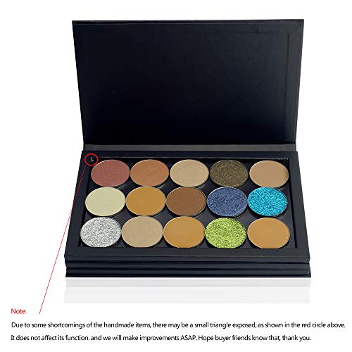 Coosei 4-Layer Book Shaped Mangetic Eyeshadow Palette Large Empty Makeup Stor...