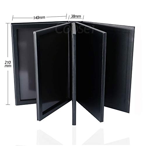 Coosei 4-Layer Book Shaped Mangetic Eyeshadow Palette Large Empty Makeup Stor...