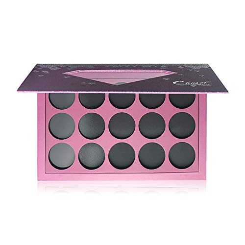 Coosei Magnetic makeup palettes with removable divider empty eye shadow palle...