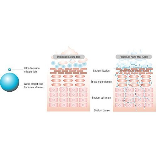 COOSKIN Anzikang Nano Handy Mist Spray Facial Mister for Eyelash Extensions U...