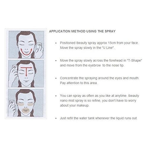 COOSKIN Anzikang Nano Handy Mist Spray Facial Mister for Eyelash Extensions U...