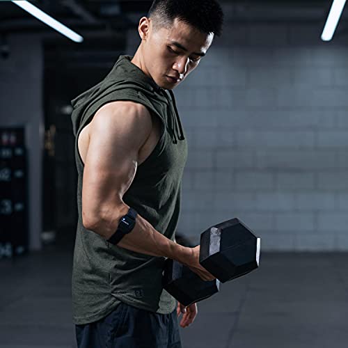 COOSPO Bluetooth & ANT+ Heart Rate Monitor Armband Optical HRM Sensor Waterpr...