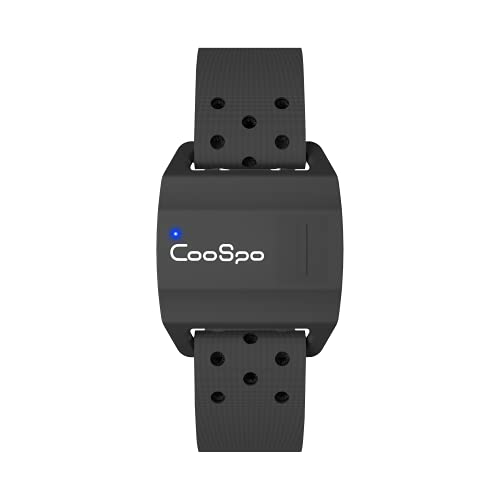 COOSPO Bluetooth & ANT+ Heart Rate Monitor Armband Optical HRM Sensor Waterpr...
