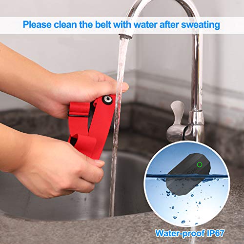 COOSPO Bluetooth Heart Rate Monitor,BLE ANT+ Heart Rate Chest Strap Monitor,D...