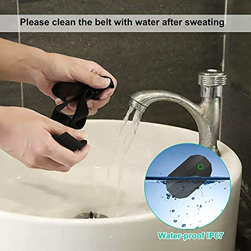 CooSpo Heart Rate Monitor,Bluetooth ANT+ Heart Rate Monitor Chest Strap,HRM D...