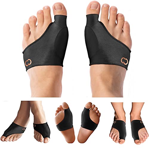 Copper Compression Bunion Corrector Relief Sleeve - Gel Cushion Pads - Copper...
