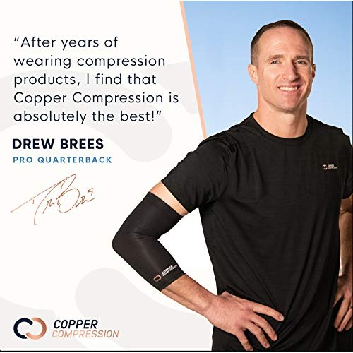 Copper Compression Recovery Wrist Brace - Copper Infused Adjustable Support S...