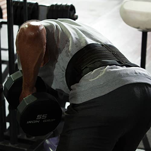 Copper Fit Unisex Rapid Relief Back Support Brace with Hot/Cold Therapy, Adju...