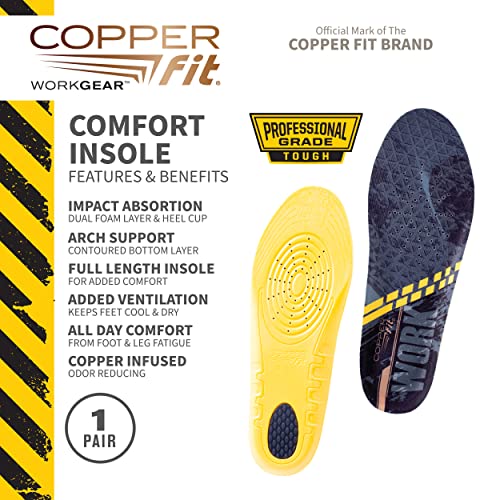 Copper Fit Unisex Work Gear Comfort Insoles