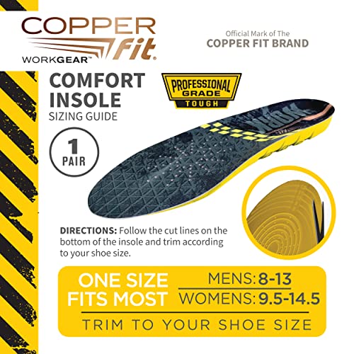 Copper Fit Unisex Work Gear Comfort Insoles
