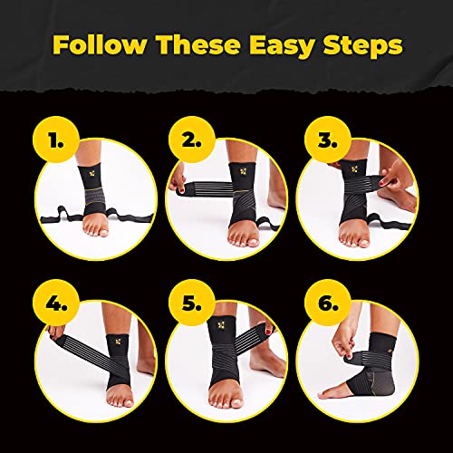 Ankle Brace for Women and Men - Adjustable Strap for Arch Support - Plantar F...