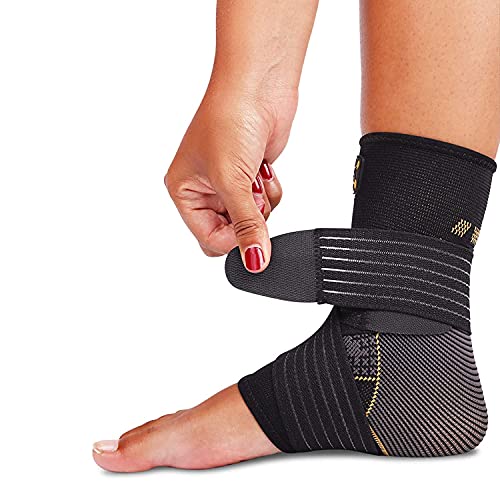 Ankle Brace for Women and Men - Adjustable Strap for Arch Support - Plantar F...