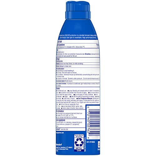 Coppertone SPORT Continuous Sunscreen Spray Broad Spectrum SPF 15 (5.5 Ounce)...