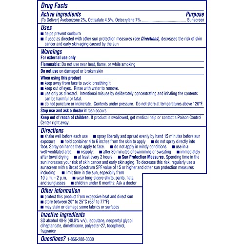 Coppertone SPORT Continuous Sunscreen Spray Broad Spectrum SPF 15 (5.5 Ounce)...