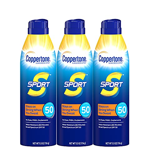 Coppertone Sport Continuous Sunscreen Spray Broad Spectrum SPF 50 Multipack (...