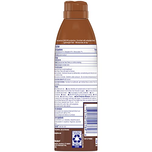 Coppertone Tanning Dry Oil Sunscreen Continuous Spray SPF 15 (5.5 Ounce) (Pac...