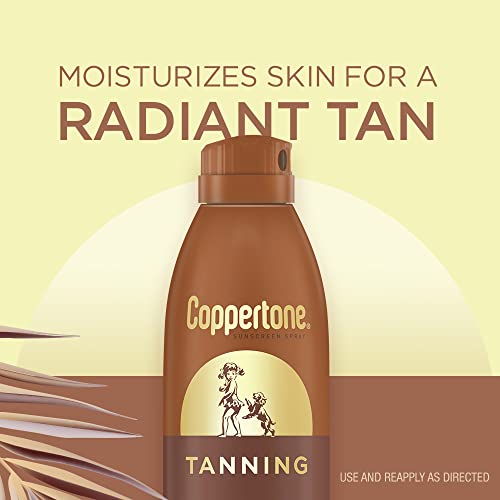 Coppertone Tanning Dry Oil Sunscreen Continuous Spray SPF 15 (5.5 Ounce) (Pac...
