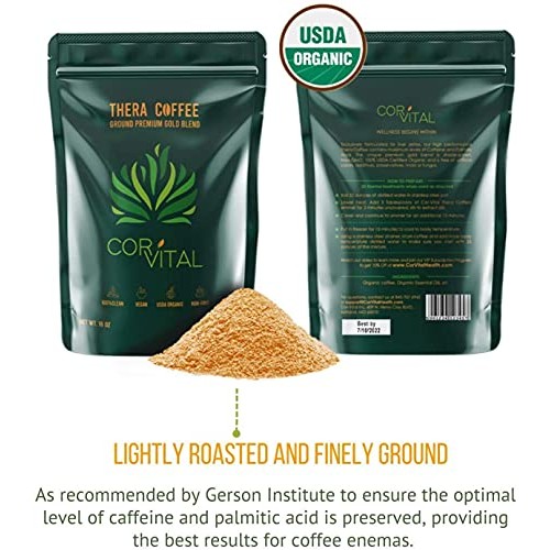 Cor-Vital 1lb Coffee Enema - Organic Enema Coffee - Best Organic Coffee for E...