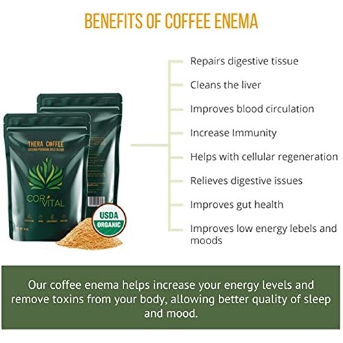 Cor-Vital 1lb Coffee Enema - Organic Enema Coffee - Best Organic Coffee for E...