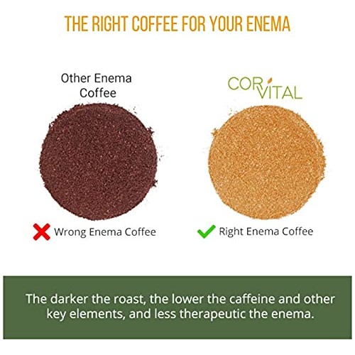 Cor-Vital 1lb Coffee Enema - Organic Enema Coffee - Best Organic Coffee for E...
