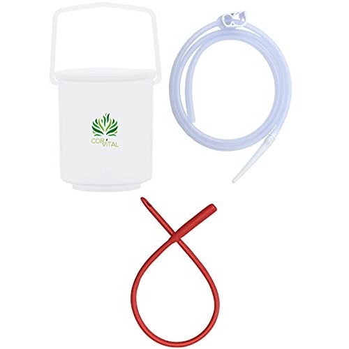 Cor-Vital Coffee Enema Kit for Colon Cleansing - Complete Enema Accessories -...