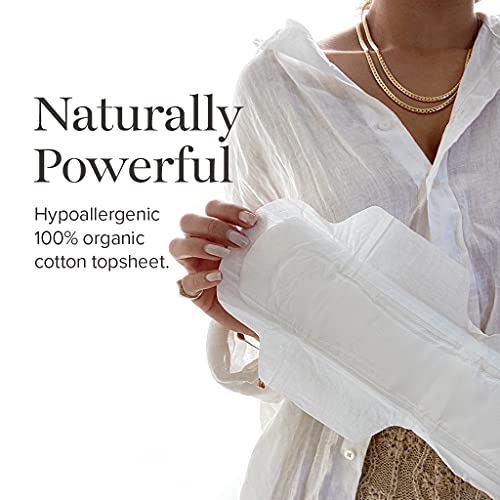 Cora Organic Pads | Ultra Thin Period Pads with Wings | Overnight Absorbency ...