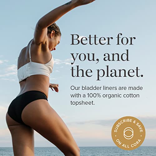 Cora Ultra Thin Organic Bladder Liners | Moderate Absorbency Incontinence & P...