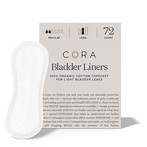 Cora Ultra Thin Organic Bladder Liners | Moderate Absorbency Incontinence & P...